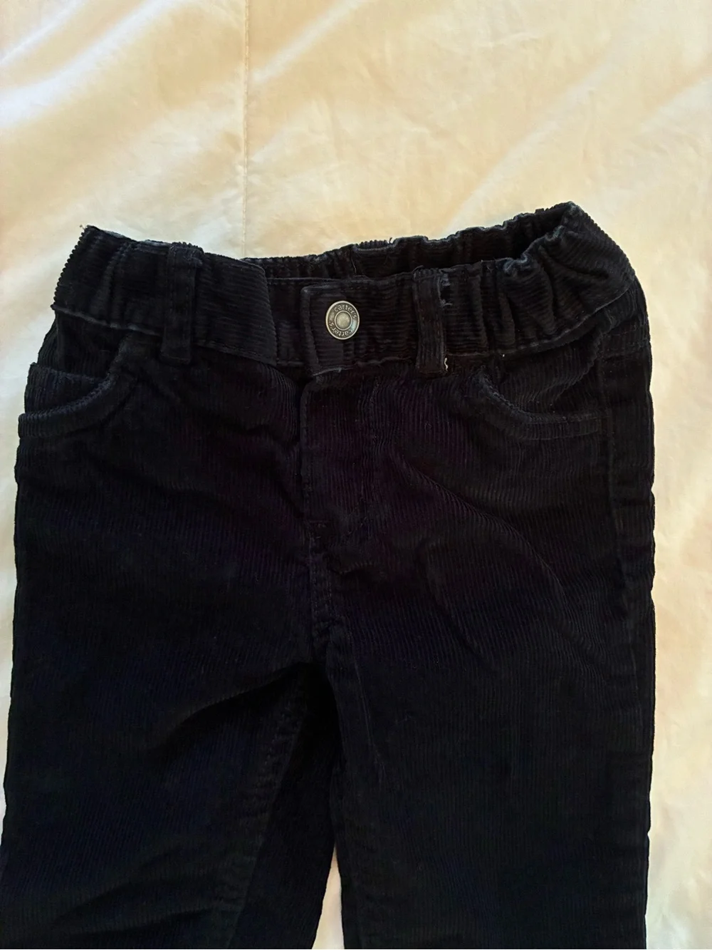Carter's Black Corduroy Elastic-Waist Kids Pants